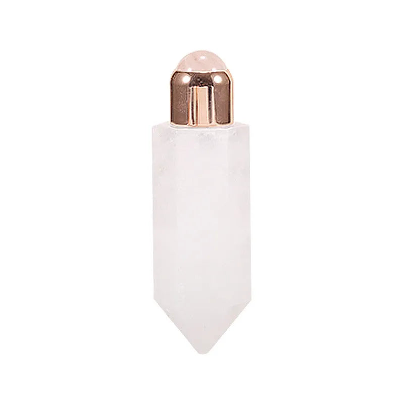 Home Massage Roller With Crystal Jade - Bellarte Enchanté Home Massage Roller With Crystal Jade